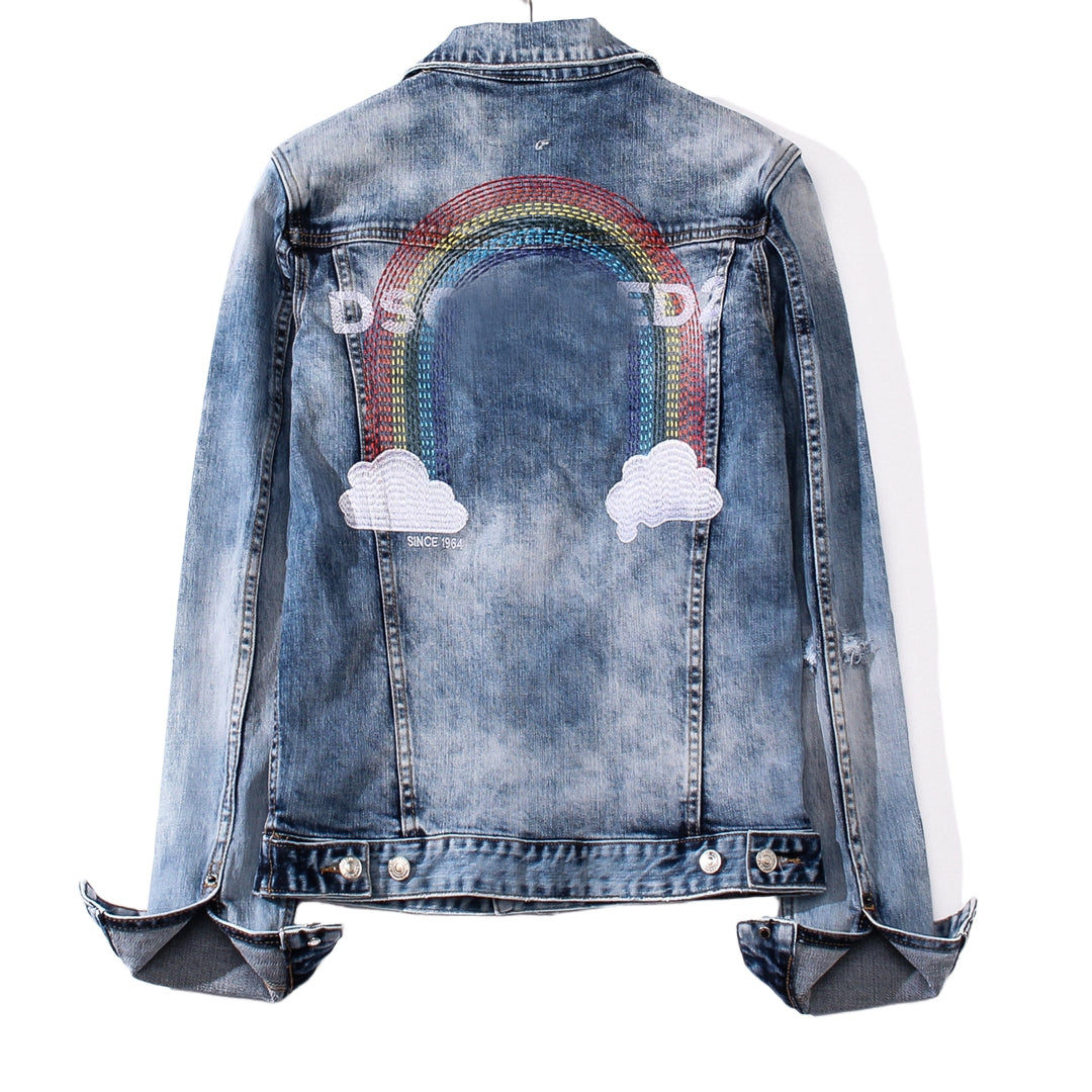 New - DSQ2  Denim Cardigan