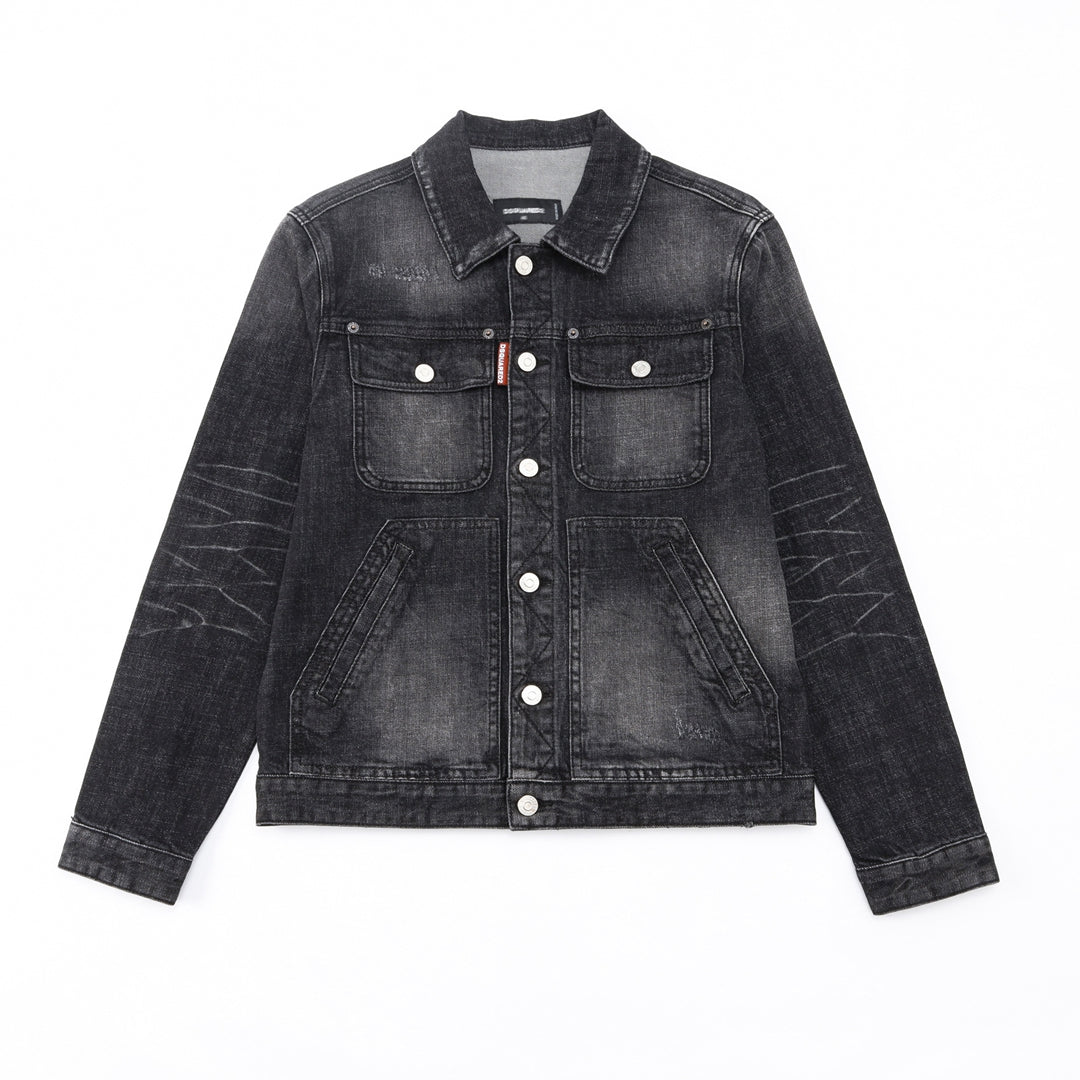 New - DSQ2  Denim Cardigan