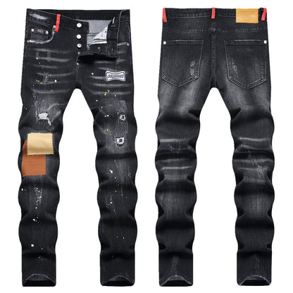 New-DSQ2 Personalized inkjet jeans