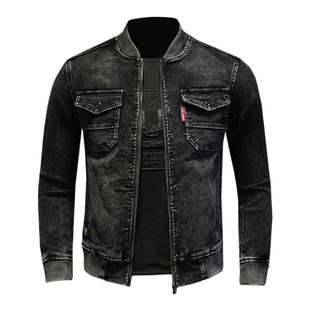 SOLO-DSQ2 24ss Black Denim Jacket