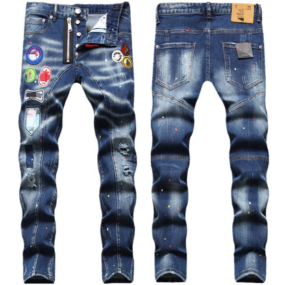 New-DSQ2 Personalized inkjet jeans