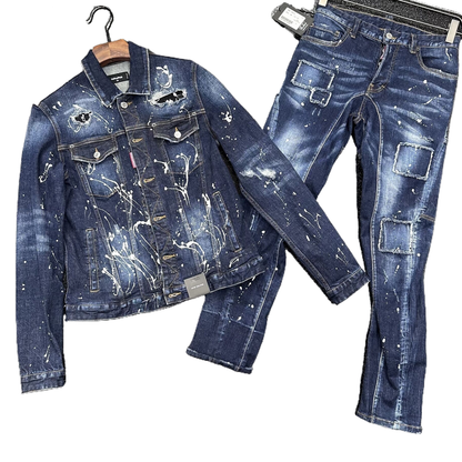 New-DSQ2 2025 Denim  Suit