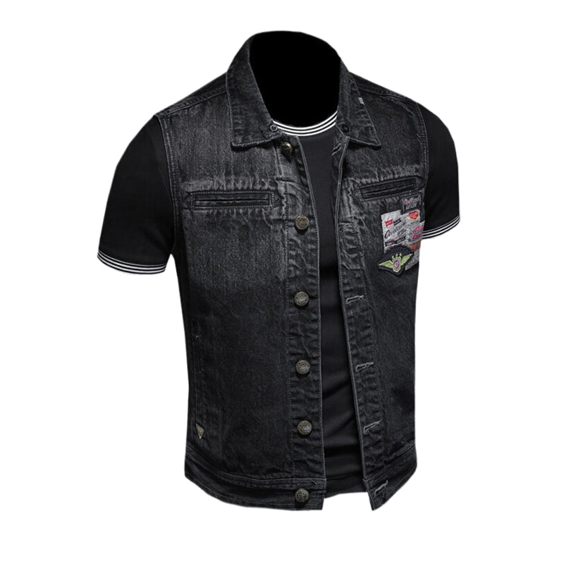 New-DSQ2 2024ss Denim vest