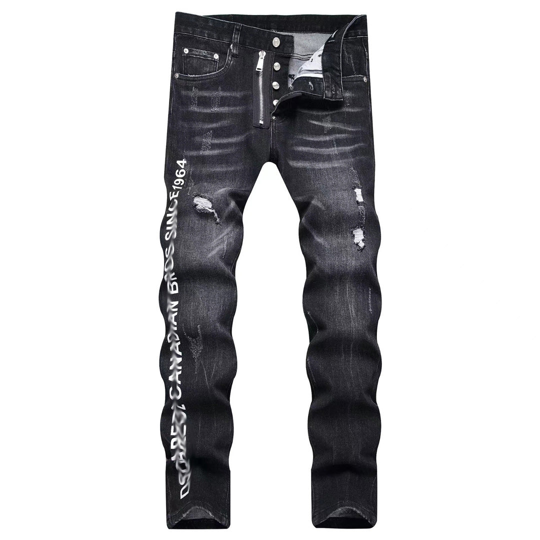 New-DSQ2 Personalized inkjet jeans