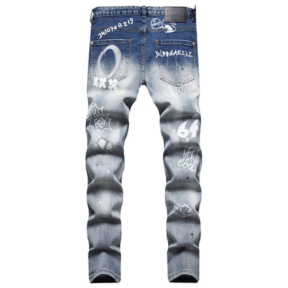 New-DSQ2 Personalized inkjet jeans