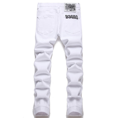 New-DSQ2 Frayed patch Jeans