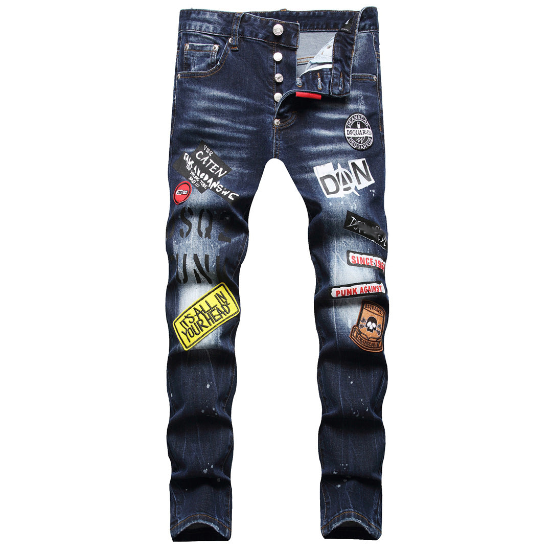 New-DSQ2 Elastic slim fit Jeans