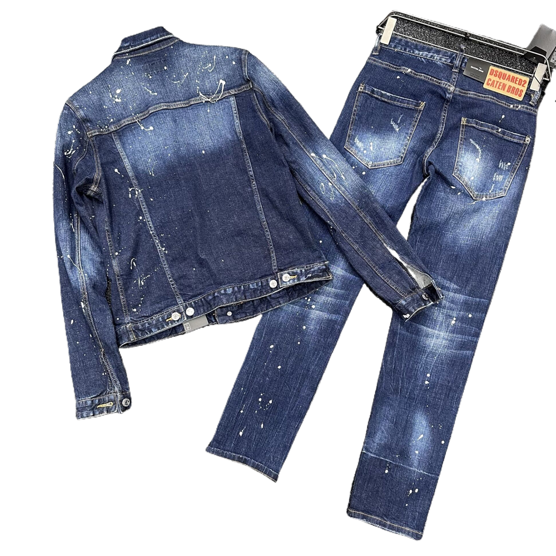 New-DSQ2 2025 Denim  Suit