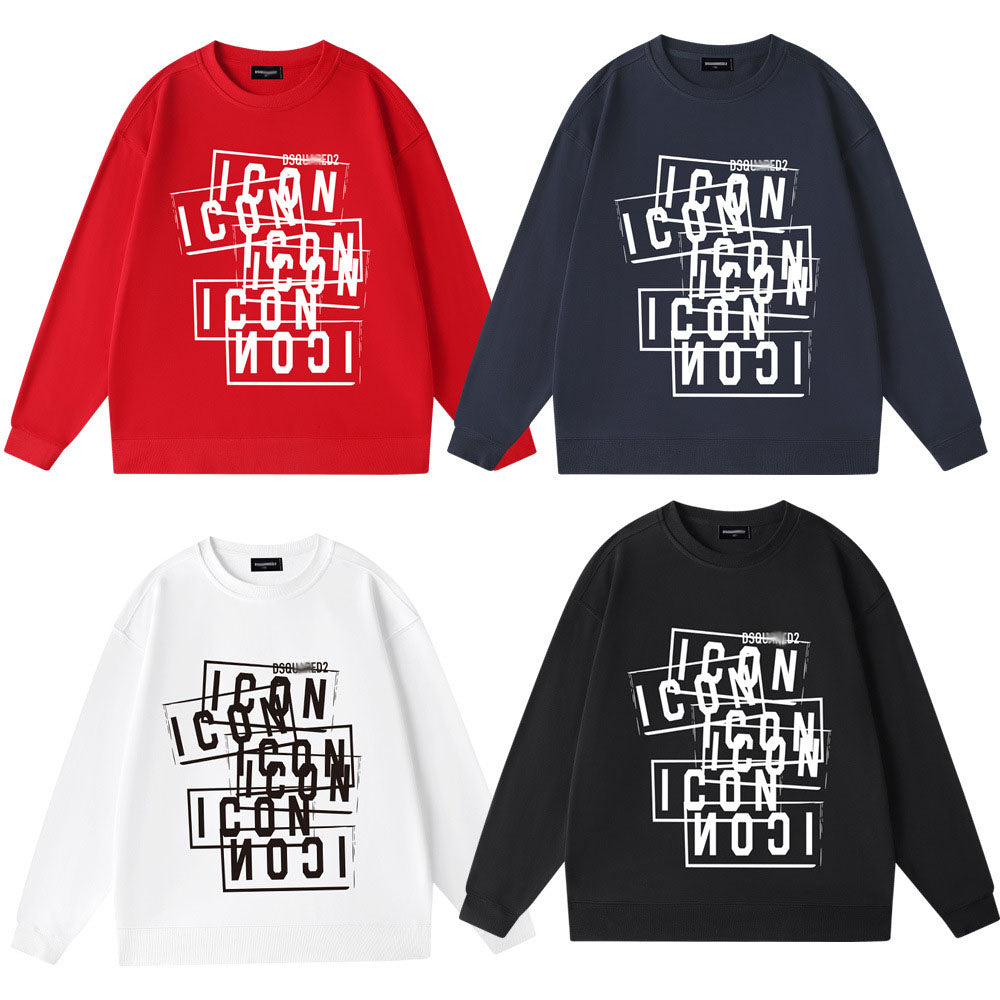 New-DSQ2  Printing Casual Sweatshirt