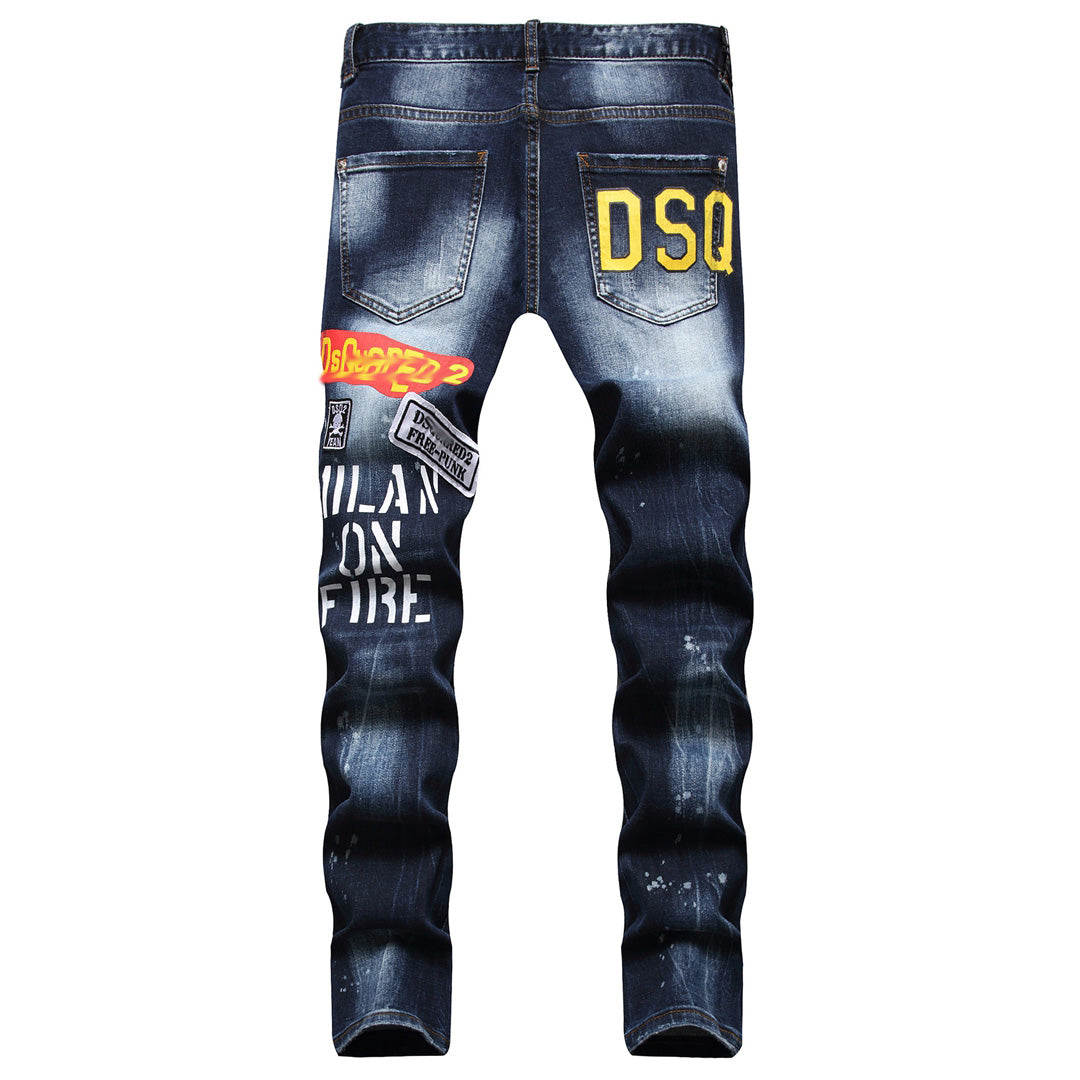 New-DSQ2 Elastic slim fit Jeans