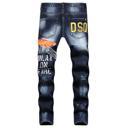 New-DSQ2 Elastic slim fit Jeans