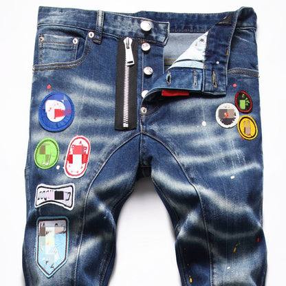 New-DSQ2 Personalized inkjet jeans