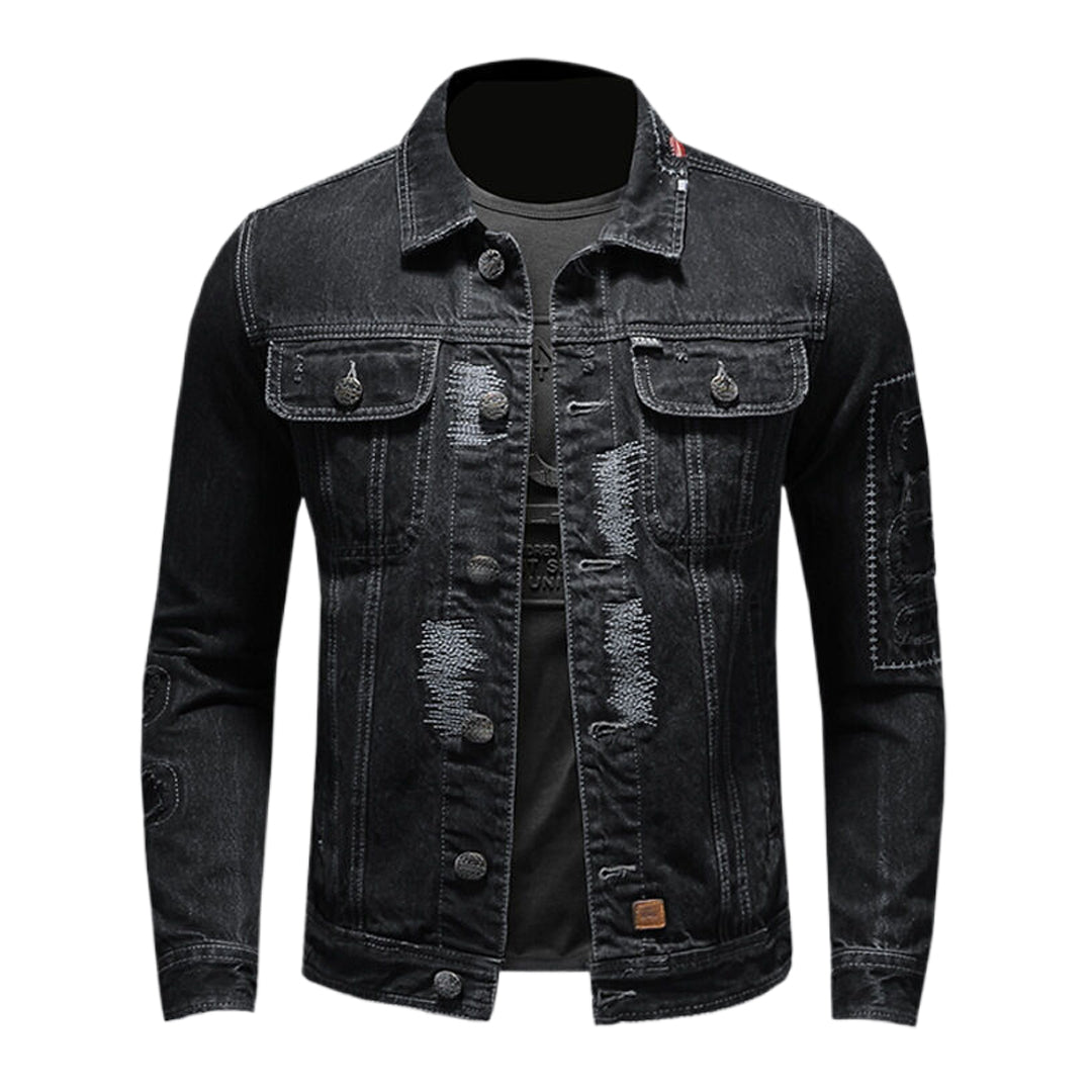 SOLO-DSQ2 24ss Black Denim Jacket