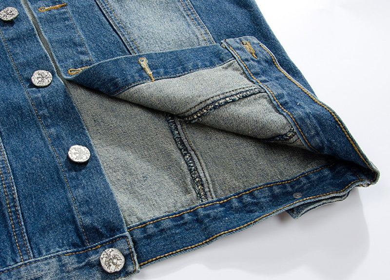 New-DSQ2   Denim vest coat