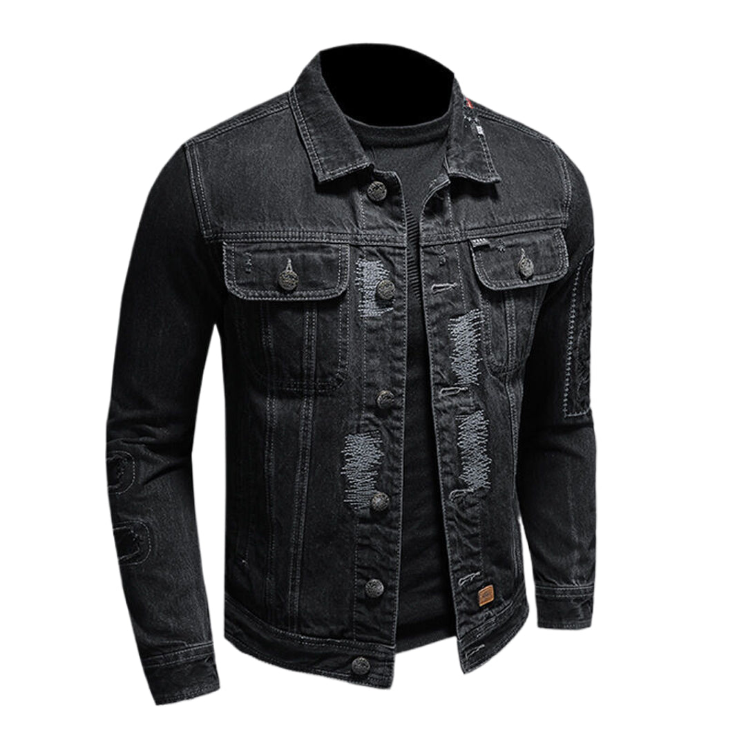 SOLO-DSQ2 24ss Black Denim Jacket