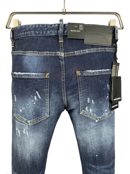 New-DSQ2  Personalized hot diamond process  Jeans