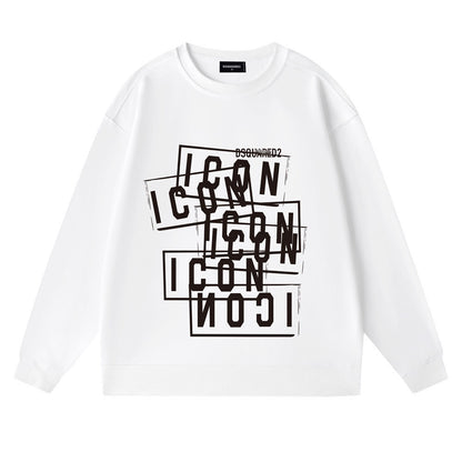 New-DSQ2  Printing Casual Sweatshirt