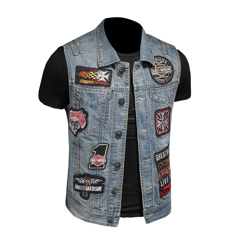 New-DSQ2 2024ss Denim vest