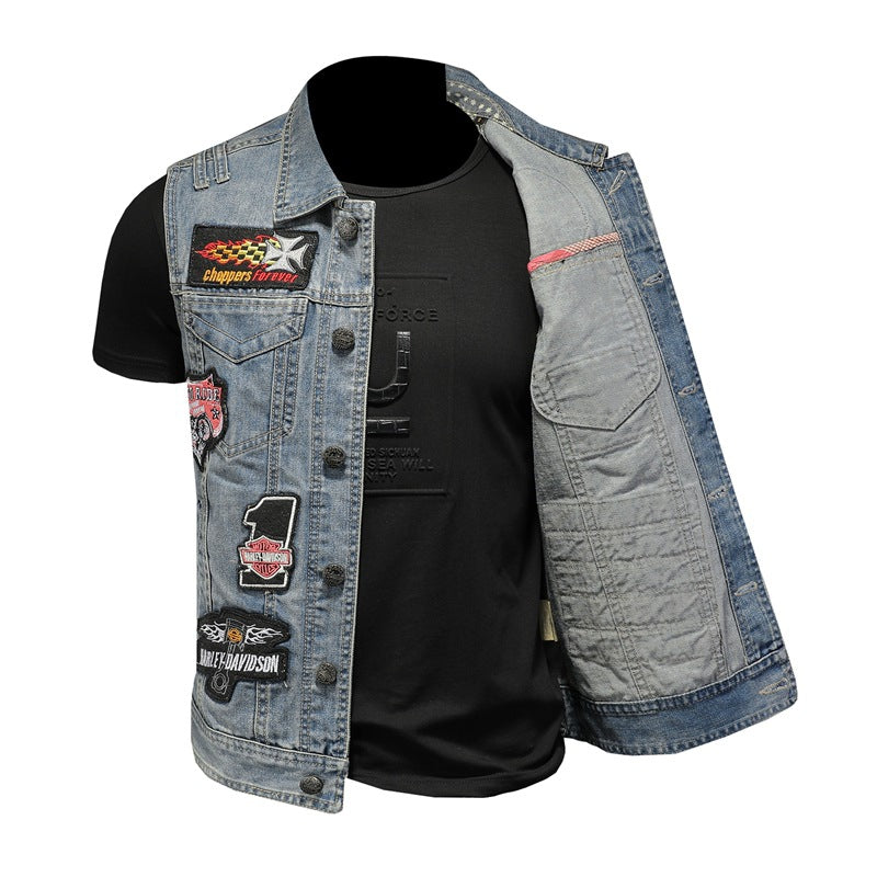 New-DSQ2 2024ss Denim vest