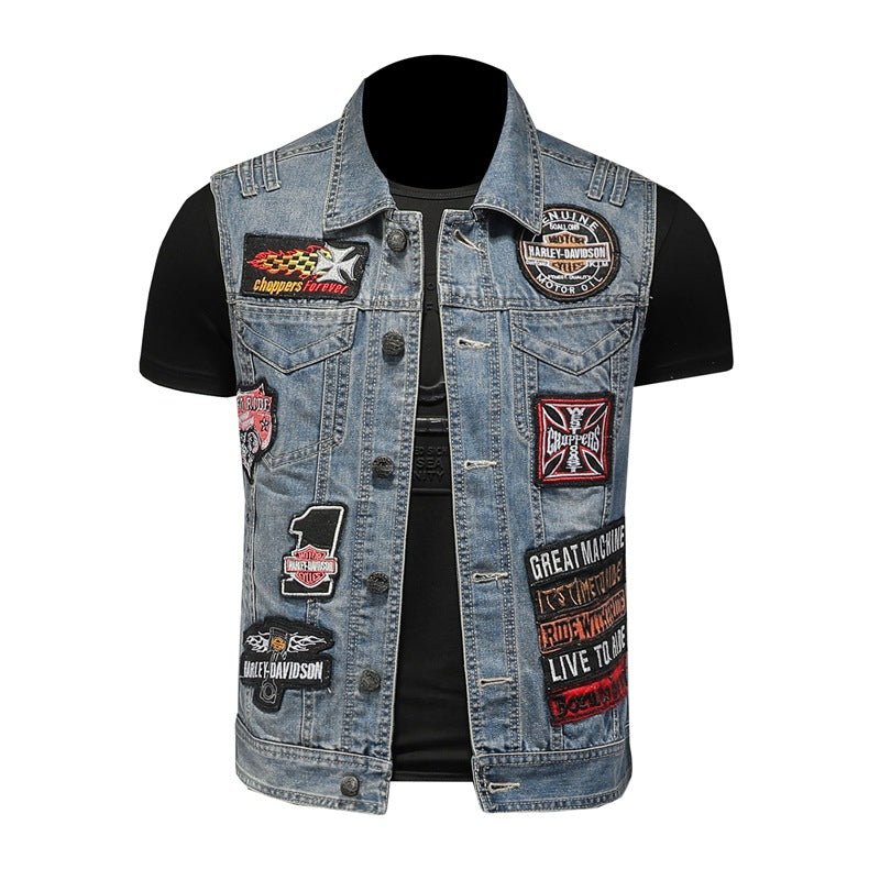 New-DSQ2 2024ss Denim vest