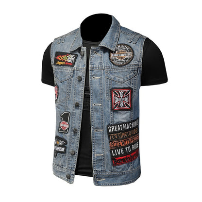 New-DSQ2 2024ss Denim vest